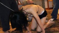 Thai Slut Leaves Cage To Suck Black Dick