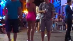 Ibiza Stripper Bitch In Public Street