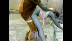 Jamaican Dude Bangs Slut In Market
