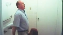 Old Dude Gets A Blow-Job From A Slut