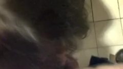 Cheating Whore Takes Ass-Hole Destroyed By Random Man In A Bar Toilet